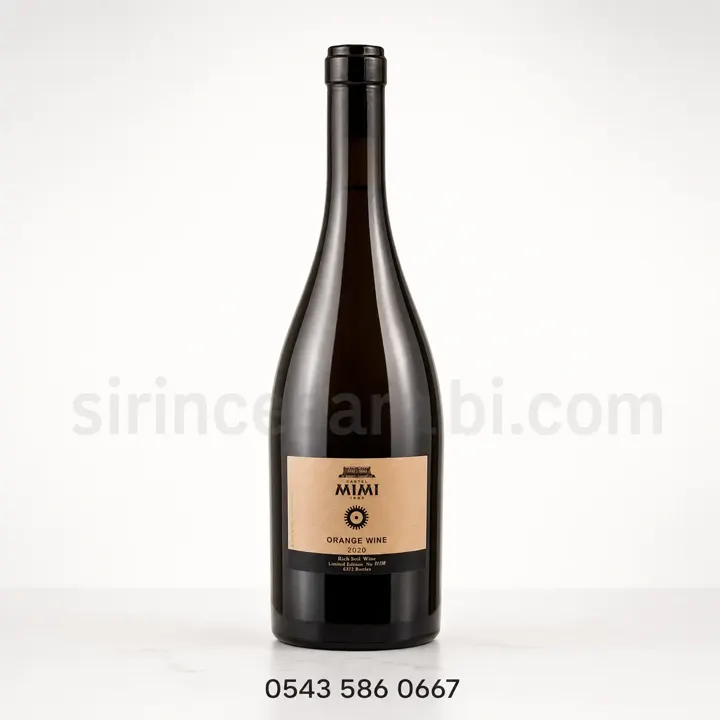 Mimi Orange Wine 750 ml turuncu şarap şişesi