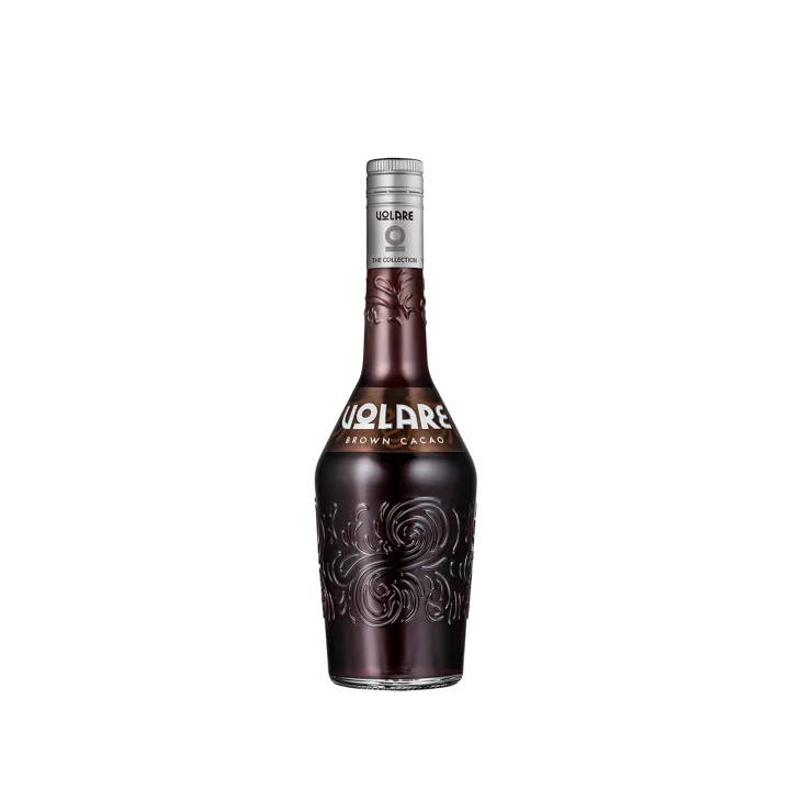 Volare Brown Cacao şişesi — Koyu renkli kakao likörü, 700 ml, %20 alkol; üreticinin ürün fotoğrafı