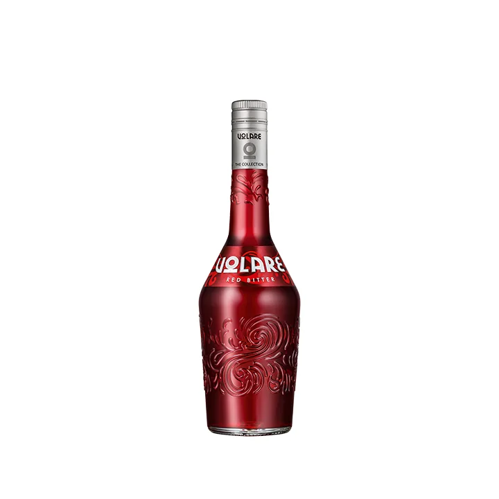 Volare Red Bitter şişesi — Bitkisel bitter likör, 700 ml, %25 alkol; üreticinin ürün fotoğrafı