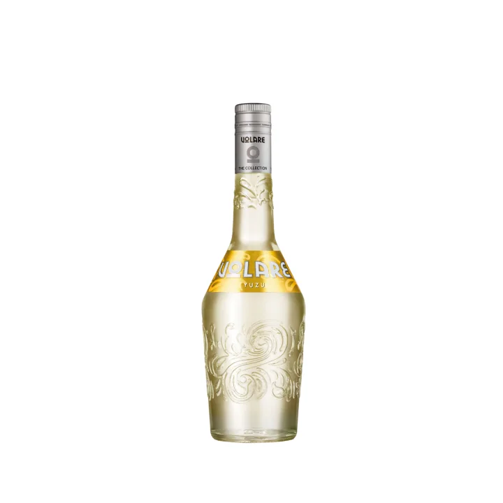Volare Yuzu şişesi — Yuzu likörü, 700 ml, %20 alkol; üreticinin ürün fotoğrafı